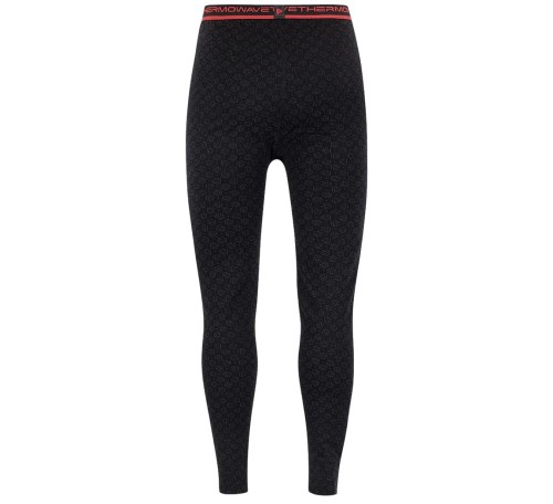 Kalesony termoaktywne Thermowave Merino Xtreme Long Pants - Black/Dark Grey Melange