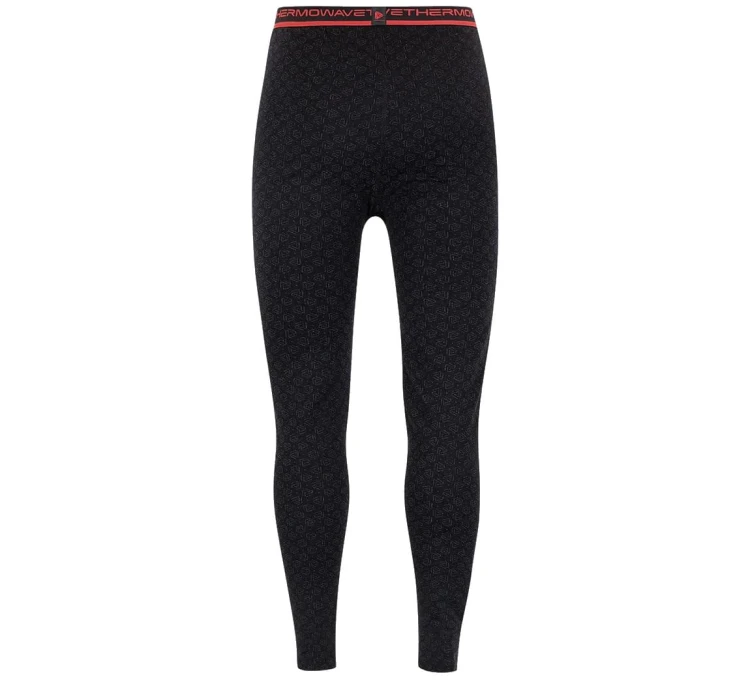 Kalesony termoaktywne Thermowave Merino Xtreme Long Pants - Black/Dark Grey Melange