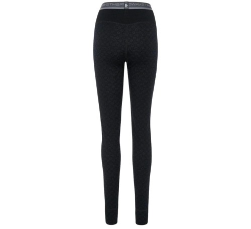 Legginsy damskie termoaktywne Thermowave Merino Xtreme Long Pants - Black/Dark Grey Melange
