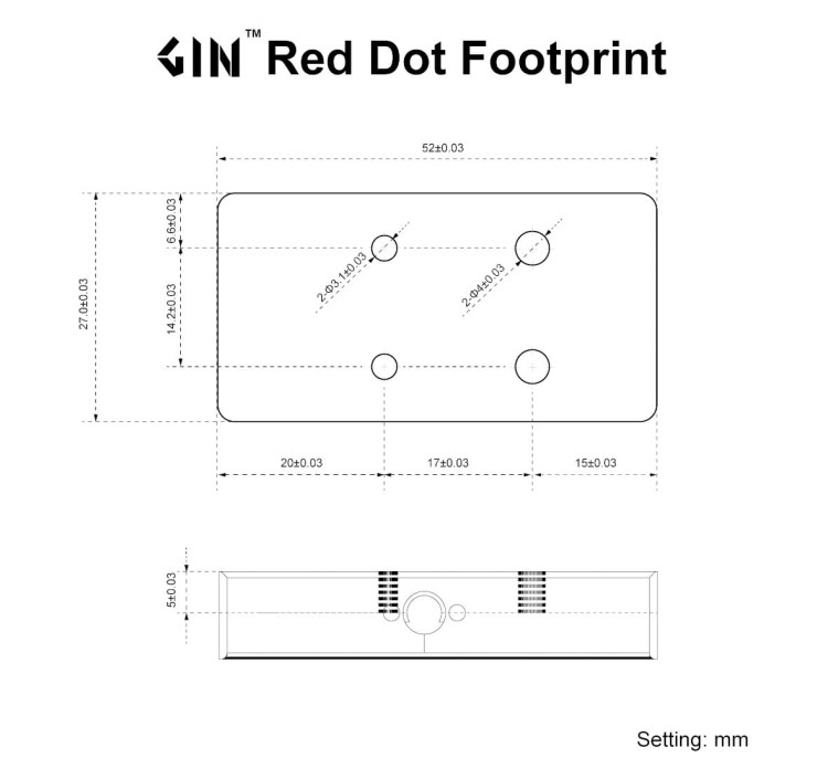 Kolimator Vector Optics Frenzy Plus F3 1x22x32 SMR - GIN - SCRD-SM44