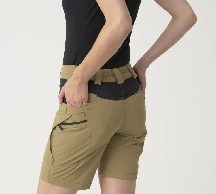 Szorty damskie Helikon OTP 8,5" VersaStretch Lite - Khaki/Czarny (SW-OTS-VL-1301A)