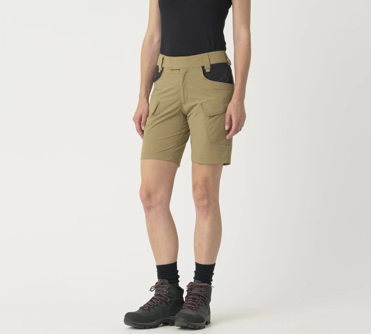 Szorty damskie Helikon OTP 8,5" VersaStretch Lite - Khaki/Czarny (SW-OTS-VL-1301A)