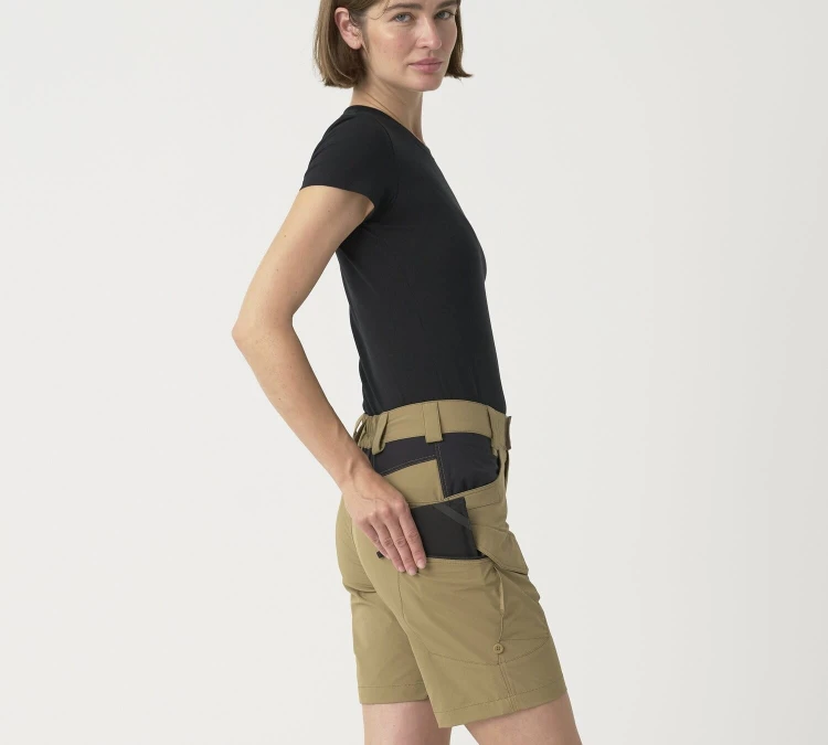 Szorty damskie Helikon OTP 8,5" VersaStretch Lite - Khaki/Czarny (SW-OTS-VL-1301A)