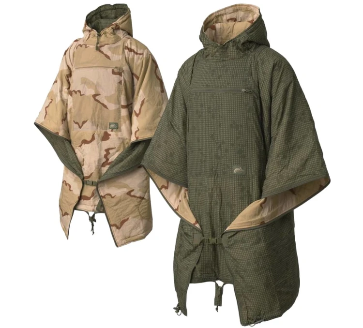 Poncho zimowe dwustronne Helikon Swagman Roll - Desert Night Camo/US Desert (PO-RSR-NL-0L05A)
