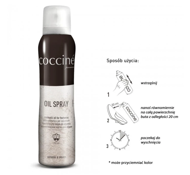 Tłuszcz w sprayu Coccine do skóry licowej, zamszu i nubuku 150 ml