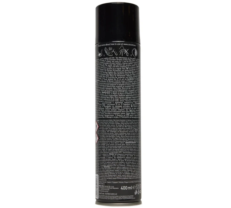 Impregnat w sprayu do skór, zamszu, nubuku i tekstyliów Coccine Nano Strong Protection 400 ml