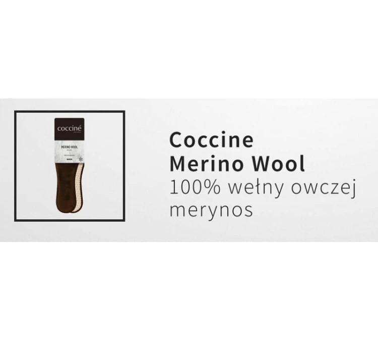 Wkładki zimowe z wełny merynos Coccine MERINO WOOL