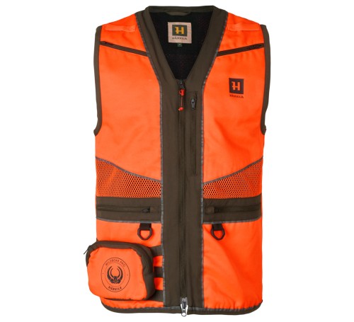 Kamizelka Härkila Wildboar Pro Blaze - Orange Blaze/Brown