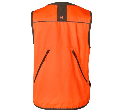 Kamizelka Härkila Wildboar Pro Blaze - Orange Blaze/Brown