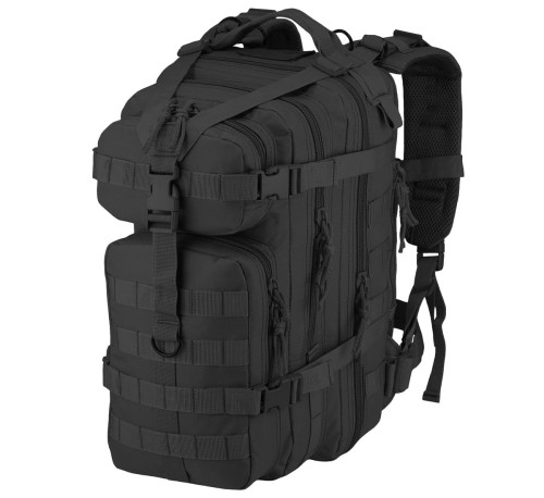 Plecak CAMO Assault (25L) - Czarny (PL-AS-BP-BL)