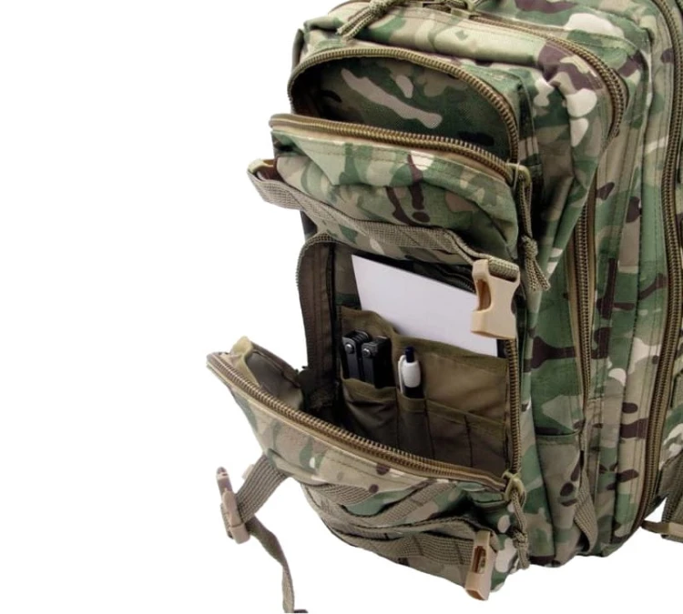 Plecak CAMO Assault (25L) - Czarny (PL-AS-BP-BL)