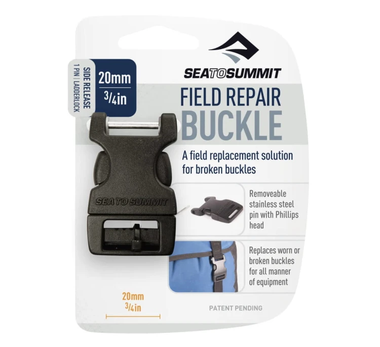 Klamra naprawcza Sea To Summit Field Repair Buckle (20mm) Side Release Ladderlock - Black
