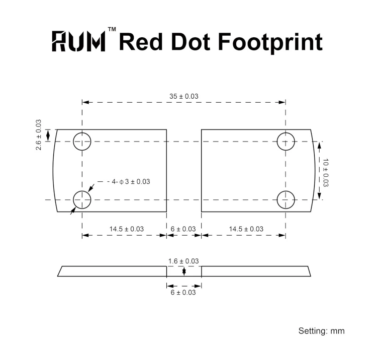 Montaż wysoki Cantilever do celowników Vector Optics Paragon (RUM) - 21mm Picatinny - SCPSM-03