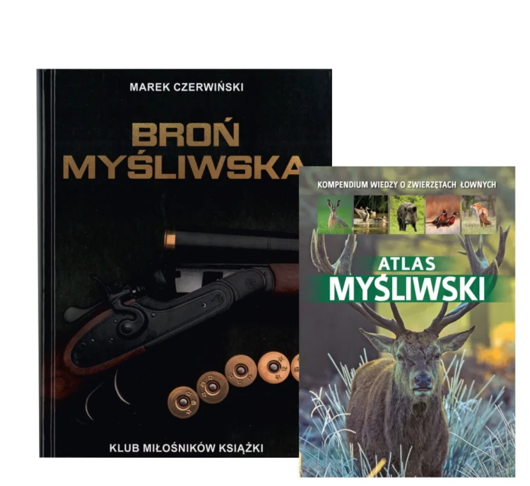 Książka "Broń myśliwska" M. Czerwiński + GRATIS "Atlas Myśliwski" P. Gawin