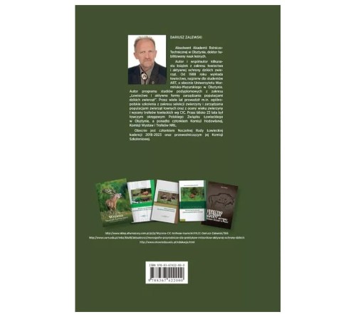 Książka "Podręcznik selekcjonera - Jeleniowate i muflon biologia i gospodarowanie populacjami" D. Zalewski