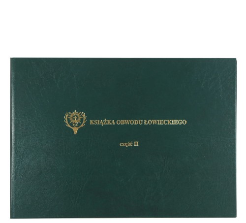 "Książka Obwodu Łowieckiego cz.II" (oprawa twarda)