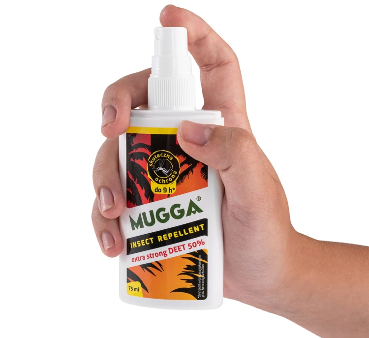 Spray na komary i kleszcze Mugga Extra Strong 50% DEET - 75 ml