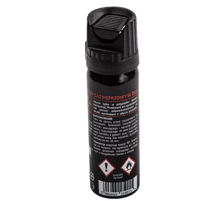 Gaz pieprzowy NATO Defense Gel 2mln SHU, 10% OC - żel stożek - 50 ml