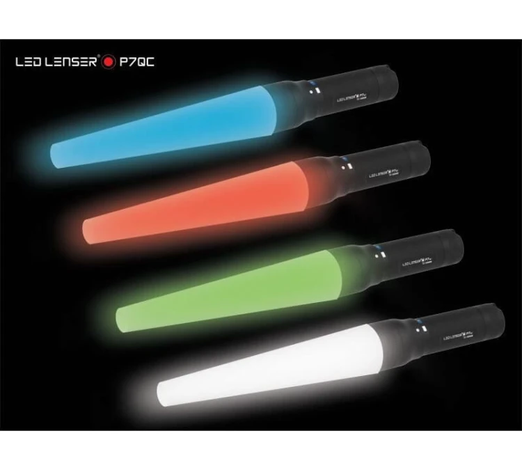 Nakładka sygnalizacyjna (20 cm) do latarki Ledlenser P7QC - Biały
