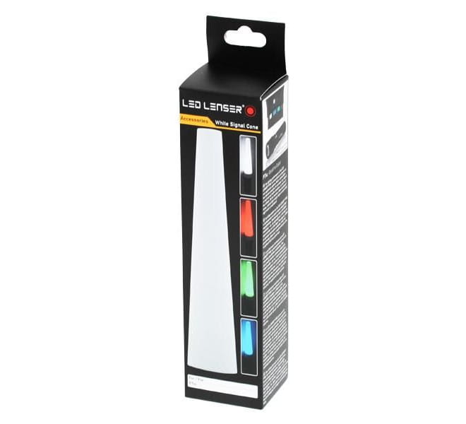 Nakładka sygnalizacyjna (20 cm) do latarki Ledlenser P7QC - Biały