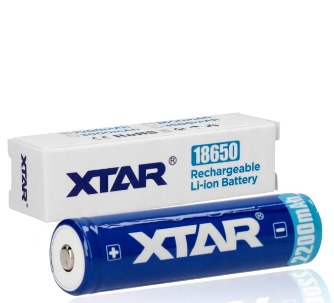 Akumulator Li-Ion 18650 3,7V XTAR (2200 mAh)