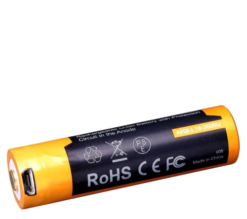 Akumulator Li-Ion 18650 3,6V Fenix USB ARB-L18U (2600 mAh)