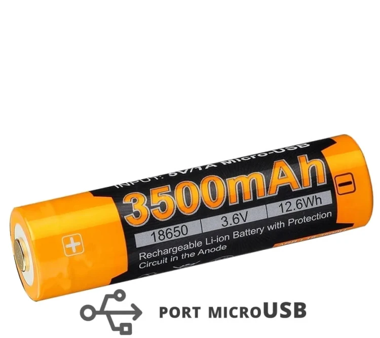Akumulator Li-Ion 18650 3,6V Fenix USB ARB-L18U (3500 mAh)