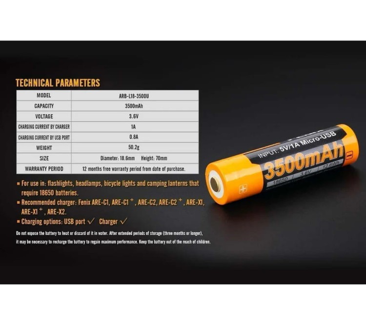 18650 3,6V Fenix USB ARB-L18U (3500 mAh) (5).jpg