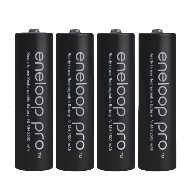 Akumulatorki R6/AA 1,2V Panasonic Eneloop PRO (2500 mAh) - 4 szt. (BK-3HCDE/4CP) - eco blister