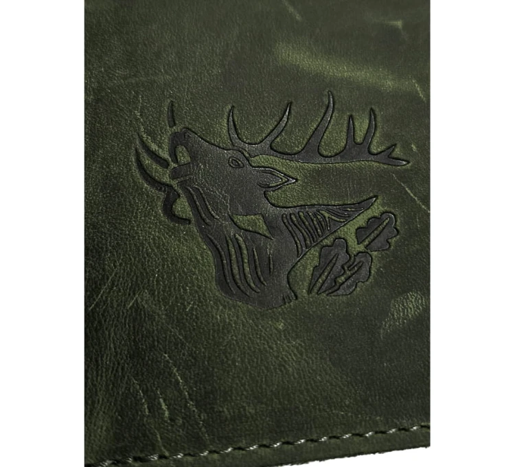 Portfel 2wolfs JAGER - Zielony