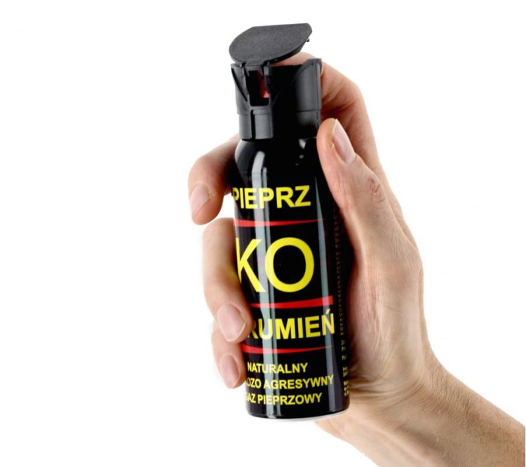 Gaz pieprzowy Klever KO Defenol Jet 2mln SHU, 10% OC - strumień - 100 ml (4).jpg
