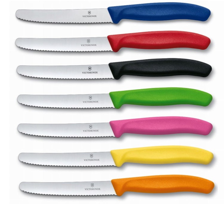 Noż stołowy i do pomidorów Victorinox Swiss Classic 6.7836.L119 (11cm) ząbkowany - Pomarańczowy (2).jpg