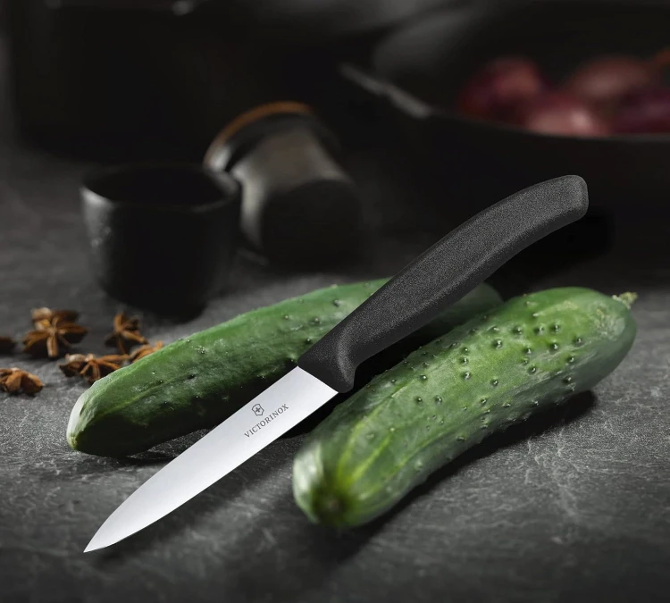 Noż do warzyw i owoców Victorinox Swiss Classic 6.7706.L114 (10cm) gładki - Zielony (3).jpg
