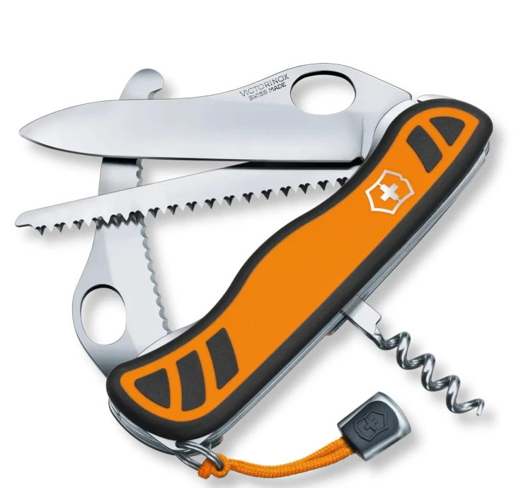 Scyzoryk Victorinox Hunter XT Grip 0.8341.MC9 (111mm) - Pomarańczowy/Czarny