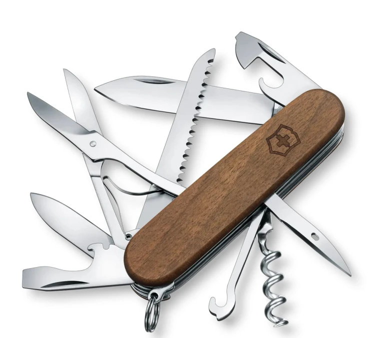 Scyzoryk Victorinox Huntsman Wood 1.3711.63 (91mm) - Drzewo orzechowe