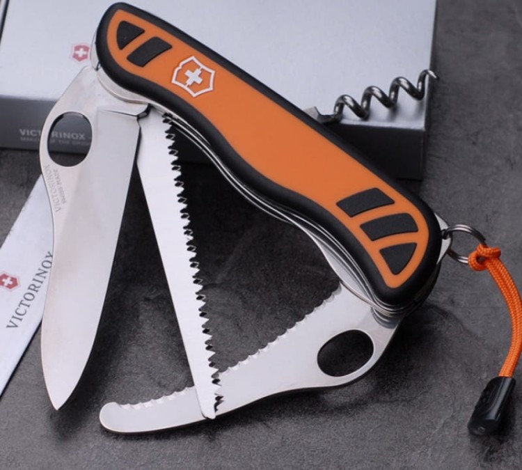 Scyzoryk Victorinox Hunter XT Grip 0.8341.MC9 (111mm) - PomarańczowyCzarny (6).jpg