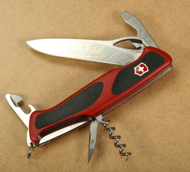 Scyzoryk Victorinox Ranger Grip 61 0.9553.MC (130mm) - Czerwony/Czarny