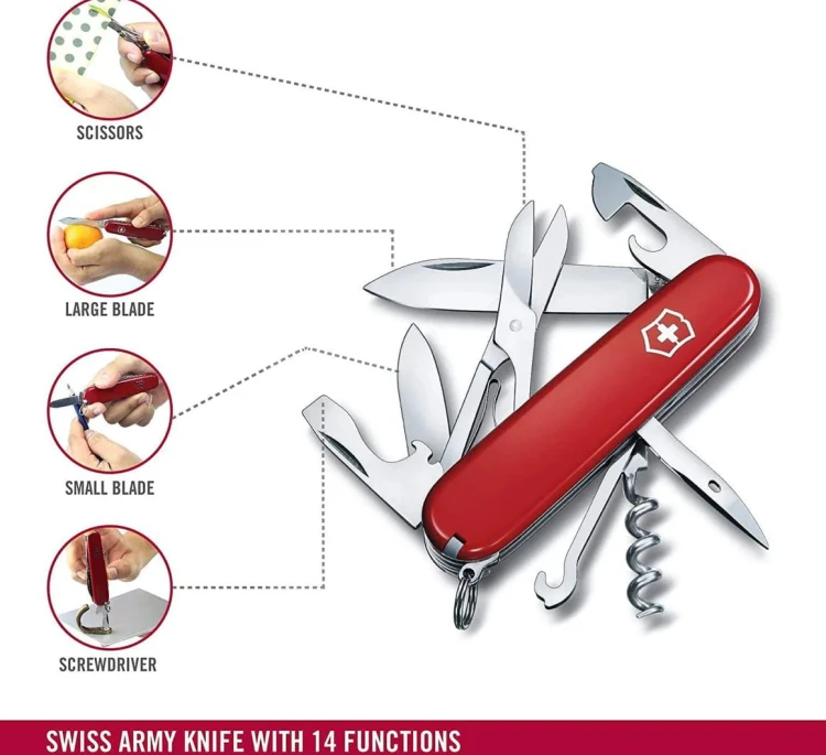 Scyzoryk Victorinox Climber 1.3703 (91mm) - Czerwony