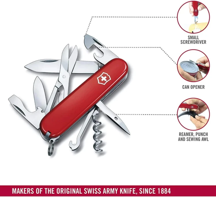 Scyzoryk Victorinox Climber 1.3703 (91mm) - Czerwony
