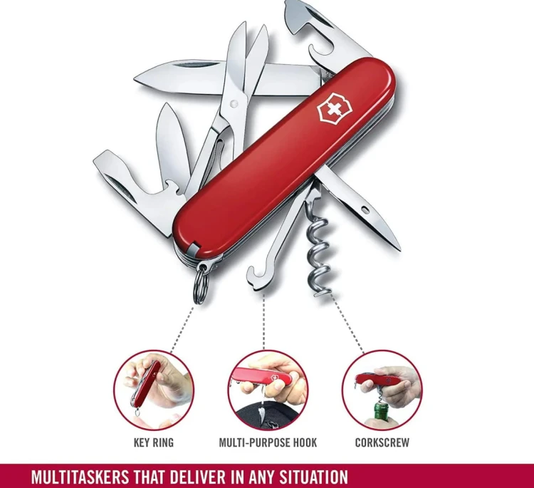 Scyzoryk Victorinox Climber 1.3703 (91mm) - Czerwony