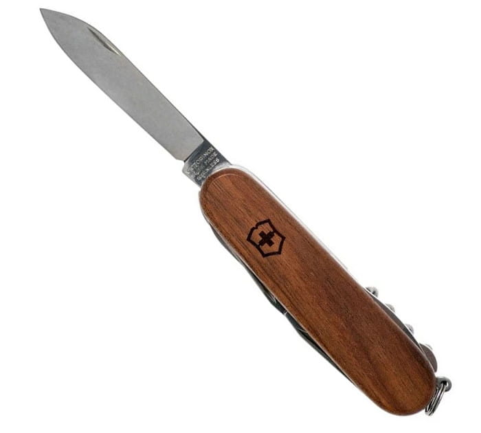 Scyzoryk Victorinox Huntsman Wood 1.3711.63 (91mm) - Drzewo orzechowe