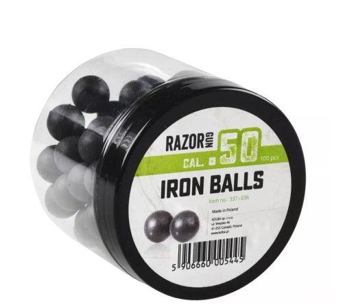 Kule gumowo-metalowe RAM RazorGun kal.50 (100)
