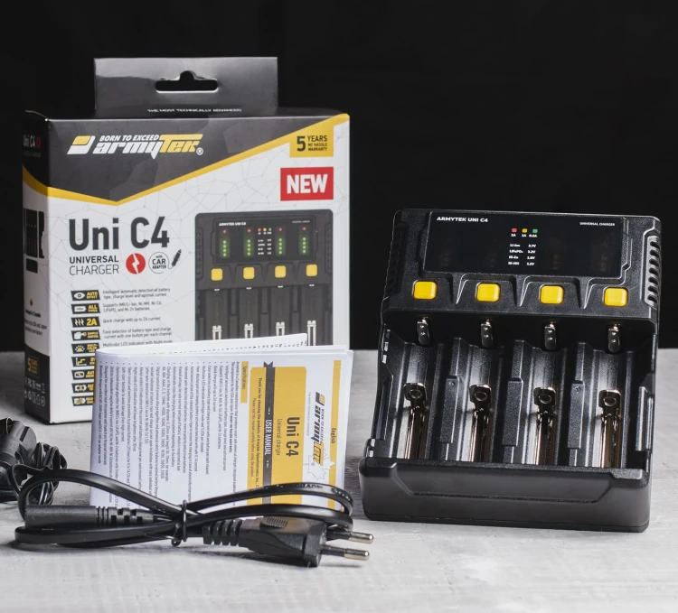 Ładowarka Armytek Uni C4 Plug Type C