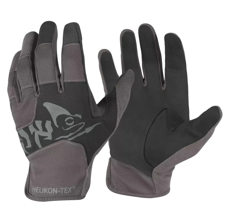 Rękawice Helikon All Round Fit Tactical - Czarny/Shadow Grey (RK-AFL-PO-0135A)