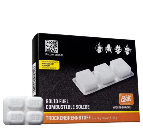 Paliwo turystyczne Esbit Solid Fuel 12x14g