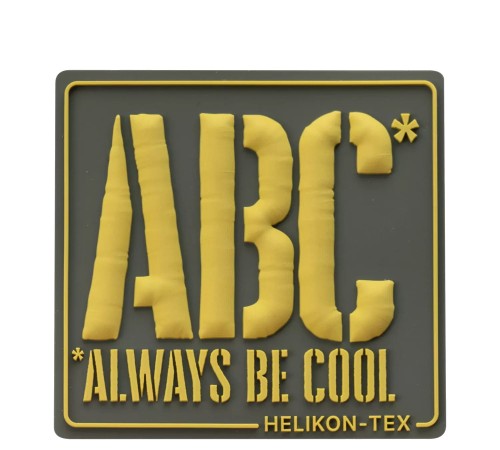 Emblemat PVC Helikon "ABC Always Be Cool" - Zielony (OD-ABC-RB-82)