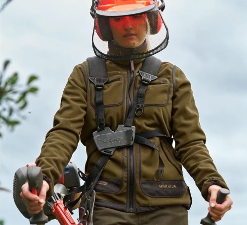 Bluza dwustronna damska Härkila Kamko Women - Dark Olive;Arabian Spice (3).jpg