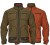 Bluza dwustronna Härkila Kamko - Dark Olive/Arabian Spice
