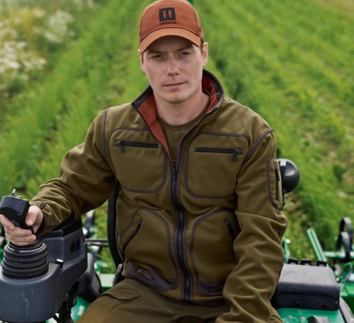 Bluza dwustronna Härkila Kamko - Dark Olive;Arabian Spice (3).jpg