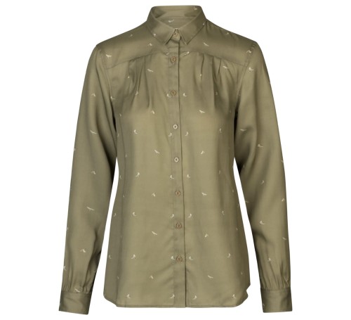 Koszula damska Härkila Abigail - Dust Green;Flying Ducks (1).jpg